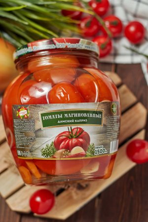 Томаты маринованные "Урожайный край" от интернет магазина фермерских продуктов Деревенькино