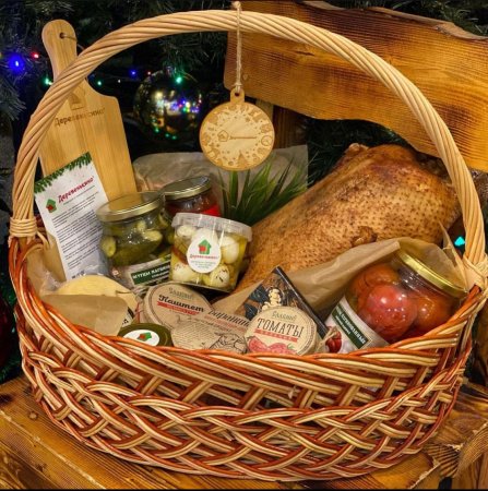 Фермерская корзина от "Деревенькино" от интернет магазина фермерских продуктов Деревенькино